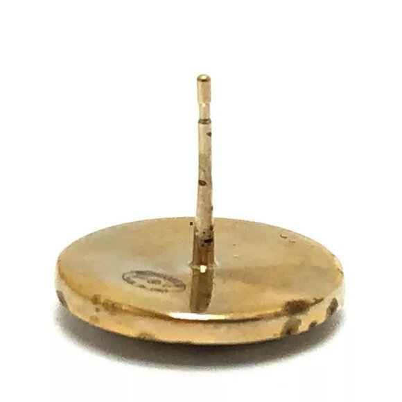 CHANEL B17C CC Mark Matelasse Rhinestones Pierce Accessories Pierce Metal Gold - Picture 6 of 12